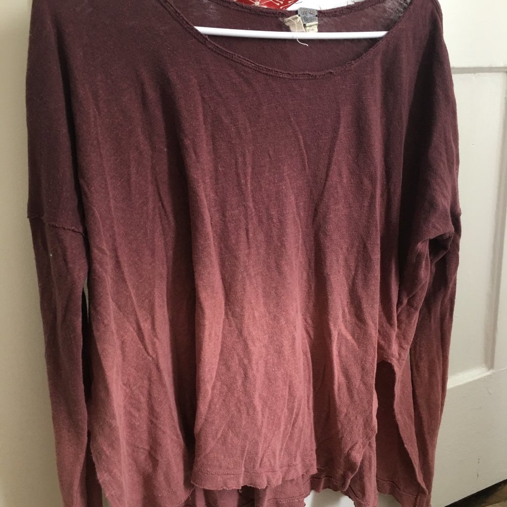 free people ombre top